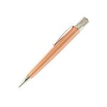 Retro 51 Tornado Vintage Metalsmith Series, Rollerball Pen, Nikola Tesla, Copper-plated Barrel with Etched Concentric Circles, Platnium Accents (VRR-2551)