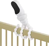 Flexible Tripod Baby Monitor Mount for Owlet Cam, Owlet Cam 2 and Owlet Dream Sight (Gen 3) Smart Video Baby Monitor, Attach Your Baby Camera Wherever You Like Without Tools or Wall Damage - White