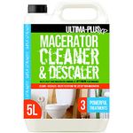 Ultima-Plus XP Toilet Macerator Cleaner and Descaler - Deeply Cleans Toilet Macerators and Removes Limescale - Compatible With All Saniflo Pump Units, Toilets & Urinals (5 Litres)