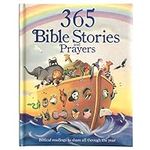 365 Bible Stories and Prayers Padded Treasury - Gift for Easter, Christmas, Communions, Baptism, Birthdays