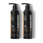 MANSCAPED® Men’s UltraPremium Refined® Body Wash, Luxurious Clean Formula Infused with Aloe Vera and Sea Salt, Refreshing and Nourishing Daily Shower Gel for Hydrating Skin, (473 ml), 2 Pack