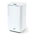 NETTA 12L/Day Low Energy Dehumidifier - Digital Control Panel, Air Filter, Continuous Drainage, Auto Restart, Timer, 2L Water Tank, Child Lock - Damp Mould Control, Laundry Cloth Drying