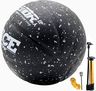 Senston Street College Basketball Size 7, PU Leather Basketball for Men Youth, Indoor Outdoor Personalized Basketball