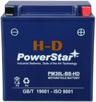 PowerStar Replaces YIX30L YB30L-B Battery for Polaris Sportsman 600 700 800