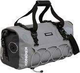 KRONOX Waterproof Duffle Bag for Motorcycle Back Seat. Dry Bags and Luggage for Travel. Works as Gear Bag, Tail Bag or Rack Bag. 25-40-60 Liters Size