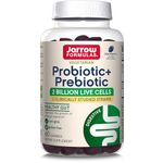 Jarrow Formulas Probiotic+ Prebiotic, 2 Billion CFU+ Prebiotic, 2 Clinically-Studied Strains, 60 Gummies, Optimize Gut Microflora Balance, Gut & Immune Health, Shelf Stable, BlackBerry Flavor