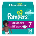 Diapers Size 7, 44 Count - Pampers Cruisers Disposable Baby Diapers, Super Pack (Packaging May Vary)