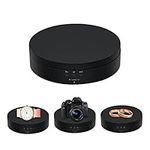 Mcbazel 360 Degree Rotating Display Stand for Photography 3 KG Load Electric Rotating Turntable Motorized Rotating Stand Display Table for Display Jewelry, Watches, Digital Products - 5.4 Inch(Black)