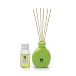 IIRIS Home Fragrance,45Ml Lemon Grass Reed Diffuser Set |Free 6 Reeds Sticks of 9"|Stress Relief & Aromatherapy |Long-Lasting,Smoke-Free Air Freshener for Home,Bedroom and Office | Ideal for Gifting