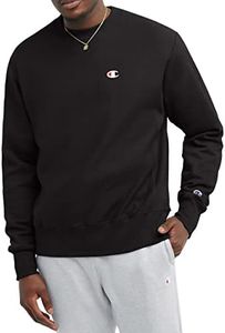 Champion Men's Reverse Weave Sweatshirt, Black 1, XX-Large