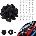 200-Pack Universal RC Body Clips Pins & Foam Body Washers for All 1/10 1/12 Scale Traxxas Redcat Axial SCX10 Losi HPI HSP Exceed RC Car Parts Truck Buggy Shell Replacement (Silver)