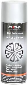 EASTUP Premium Metallic Acrylic Enamel Wheel Paint Bright Silver- Brilliant Finish, High Durability, Fade-resistant, Quick Drying Rim Coating Spray Paint