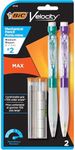 BIC Strong Lead Velocity Max 0.7 mm Mechanical Pencil - Pack of 2, Black, MPMX7P21