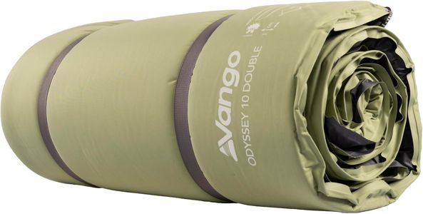 Vango Odyssey Double Self-Inflating Camping Mat, 10cm – Epsom Green