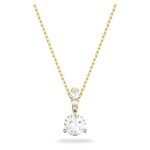 Swarovski Women's Pendant Necklace, White Gold-tone plated, One Size