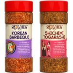 Spyce | Korean Barbeque 130g + Shichimi Togarashi 100g | Spyce Bundles, Multi Packs, Buy More Save More | Spice Blends, seasonings & masalas