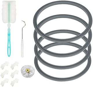 Blender Gasket Replacement Parts, Rubber O Ring Replacement for Nutribullet Blender 900W & 600W Series, Gaskets Replacement for Nutribullet Blade Including Shock Pad and Gear(12 Pieces)