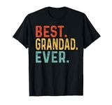 Best Grandad Ever Retro Vintage Unique Gifts for Grandad T-Shirt