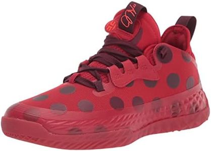 adidas Unisex Harden Vol. 5 Futurenatural Basketball Shoe, Team Power Red/Team Maroon/Solar Red, 9.5 US Men