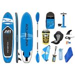 Aquaruna Inflatable Stand Up Paddleboard SUP Inflatable Paddle board with Seat & Accessories Bundle Ultra-Durable Military Grade PVC + Repair Kit