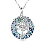 YFN Sweet 16th Birthday Gifts for Girls Sterling Silver Tree of Life 16 Necklace Jewelry for 16 Year Old Girl (16th)