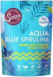 Suncore Foods Aqua Blue Spirulina Powder, 2 oz (1 Bag), Organic, Gluten-Free, Non-GMO, Plant-Based, Perfect for Food Coloring, Baking, Drinks, Smoothies, and More