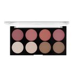 MARS Fantasy Face Palette with Blushes,Highlighters and Bronzer| Highly Pigmented & Long Lasting | Face Makeup Kit (20g) (Shade-01)