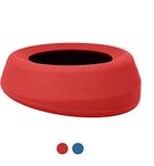 Kurgo Splash Free Wander Water Bowl, Dog Travel Bowl, Prevents Spilling, Holds 710ml, Chili Red