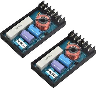 DriSentri 2 Way Crossover for Speaker, WEAH-2001 2pcs Speaker Frequency Divider 2 Way Car Audio Speakers Two Crossover Divider Crossover Filter