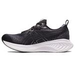 ASICS Women's GEL-CUMULUS 25 Running Shoes, 9, BLACK/WHITE