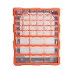 simpa 39 Multi Drawers Plastic DIY Tool Bit Storage Organiser Cabinet. Screws, Nails, Wall Plugs, Drill Bits, Nuts & Bolts Storage Organiser. 47.5cm (H) x 38cm (W) x 16cm (D)