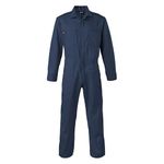 adhyah TrendyUniform Plain boiler suit/Men's cotton coverall/coverall for industrial/Full sleeves coverall/mechanic painter workwear (Navy Large)