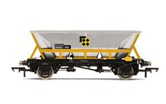 Hornby R60064 Coal Sector yellow HAA Hopper Wagon, Silver