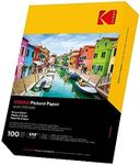 KODAK Picture Paper Vivid 4"x6", 100 count, 66lb-230g/m2 weight, 11.9 mil thickness, Vivid color picture paper. Not Compatible with Kodak Dock Printers