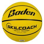 Baden Heavy Trainer Rubber Basketball | Weighted Training Ball for Enhanced Strength and Skill Development | Official Size