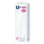 STAEDTLER 8021-0 FIMO Soft Oven-Hardening Polymer Modelling Clay - White (1 x 454g Block)