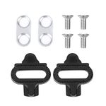 Mountain Bike Cleats, 1 Pair Steel Bicycle SPD Cleat Shoe Bracket for Cycling Shoes with Screw Bolts for M094 823 WM001 M19 W01 C099 M17C