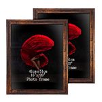 ZBEIVAN 16x20 Picture Frames Set of 2 Rustic 20x16 Photo Frame for Vertical Horizontal Wall Hanging