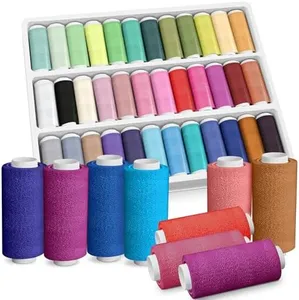 Luxbon Sewing Threads Kits 36 Colors Polyester 250 Yard Each Spools Sewing Thread Embroidery Machine Threads Quilting Thread for Hand Sewing/Machine Sewing