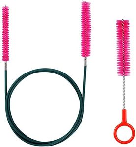 CPAP Tube Cleaning Brush Cpap Hose Brush Flexible Stainless Drain Spring Double Head Hose Brush Suitable for Most CPAP Hose Type (Brush Diameter 15mm 19mm)