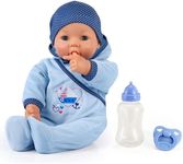 Bayer Design Hello Baby Boy 94683AA Functional Doll with Accessories 46 cm Blue