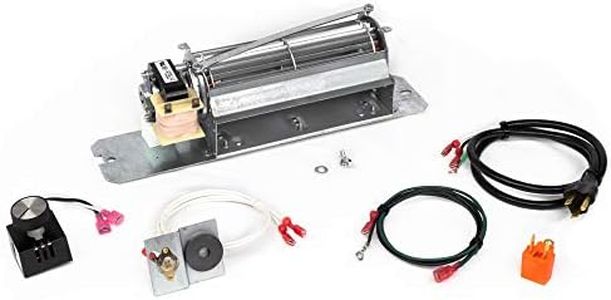 FireplaceBlowersOnline GZ550 Fireplace Blower Kit for Continental and Napoleon Fireplaces; Rotom HBRB58 | Ball Bearing, Quiet, High Air Flow, Energy Efficient