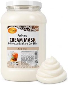 SPA REDI - Body and Foot Cream Mask, Milk and Honey, 128 Oz - Pedicure Massage for Tired Feet and Body, Hydrating, Fresh Skin - Infused with Hyaluronic Acid, Amino Acids, Panthenol, Comfrey Extract