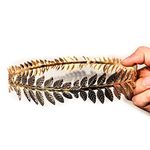 EAWIN Roman Emperor Crown Laurel Wreath Gold Leaf Headband Toga Costume Accessory Caesar Circlet Headpiece