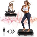 MOSUNY Vibration Plate,Vibration Plate Exercise Machine For Lymphatic Drainage,2025 Upgraded Double Motors Vibration Plate for Weight Loss,450 LBS Capacity Vibration Plate For Whole Body Workout