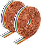 Huayue 2 PCS 10 Pin Ribbon Cable, R