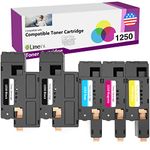 Limeink Compatible 1250 1250c High Yield Toner Cartridges (2 Black, 1 Cyan, 1 Magenta, 1 Yellow) For Dell Laser Printers 1250c 1350cnw 1355cn 1355w 1355cnw C1760nw C1765nf C1765nfw by Limeink