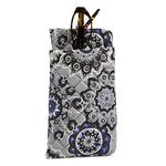 Vera Bradley Women's Cotton Double Glasses Case, Tranquil Medallion - Recycled Cotton, One Size