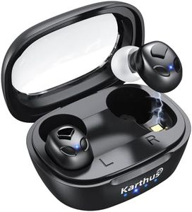 Karthus OTC Hearing Aids for Seniors & Adults, Rechargeable Hearing Aids with Noise Cancelling & Clear Sound, 16-Channel Digital DSP & 2 Environment Modes, 80+ Hour Battery Life, Black