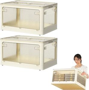 2*PCS Storage Boxes, Foldable Bedroom and Living Room Storage Boxes, Book Storage Containers,Storage box with rollers